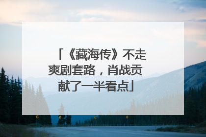《藏海传》不走爽剧套路，肖战贡献了一半看点