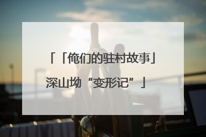 「俺们的驻村故事」深山坳“变形记”