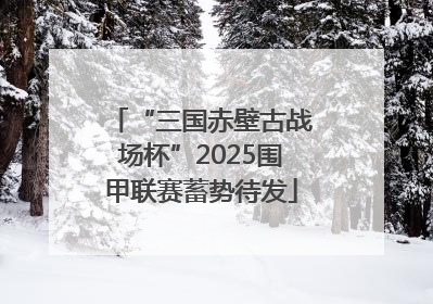 “三国赤壁古战场杯”2025围甲联赛蓄势待发
