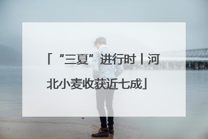 “三夏”进行时丨河北小麦收获近七成