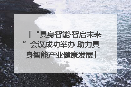 “具身智能·智启未来”会议成功举办 助力具身智能产业健康发展