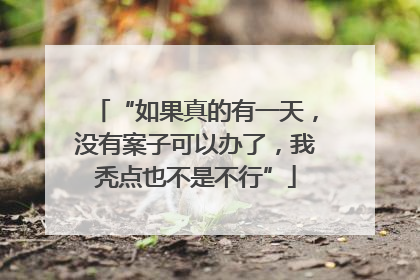 “如果真的有一天，没有案子可以办了，我秃点也不是不行”