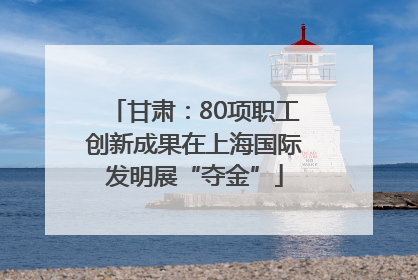 甘肃：80项职工创新成果在上海国际发明展“夺金”