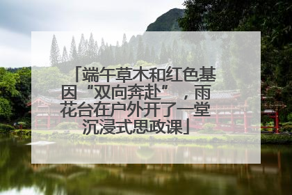 端午草木和红色基因“双向奔赴”，雨花台在户外开了一堂沉浸式思政课