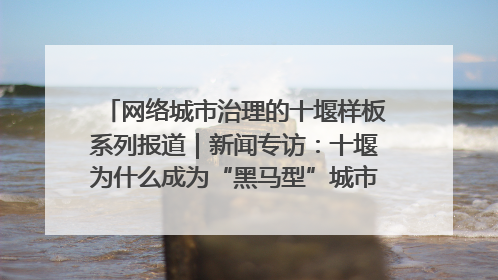 网络城市治理的十堰样板系列报道｜新闻专访：十堰为什么成为“黑马型”城市治理网络维度典型