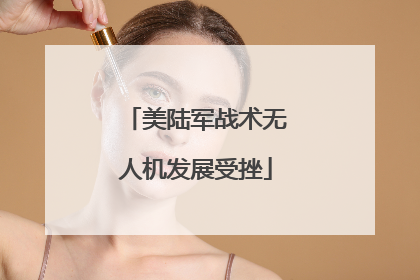 美陆军战术无人机发展受挫