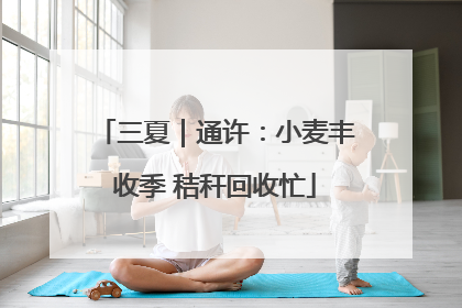 三夏｜通许：小麦丰收季 秸秆回收忙