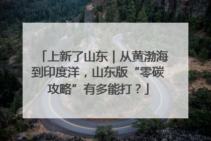 上新了山东｜从黄渤海到印度洋，山东版“零碳攻略”有多能打？