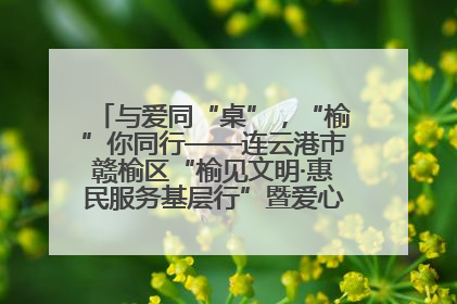 与爱同“桌”，“榆”你同行——连云港市赣榆区“榆见文明·惠民服务基层行”暨爱心书桌发放温暖启幕