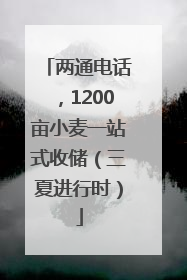 两通电话，1200亩小麦一站式收储（三夏进行时）