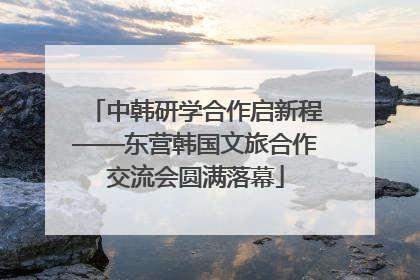 中韩研学合作启新程——东营韩国文旅合作交流会圆满落幕