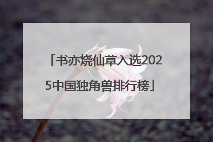 书亦烧仙草入选2025中国独角兽排行榜