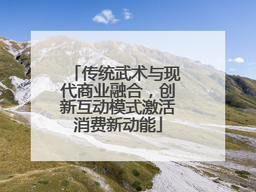 传统武术与现代商业融合，创新互动模式激活消费新动能