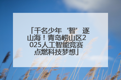 千名少年‘智’逐山海！青岛崂山区2025人工智能竞赛点燃科技梦想