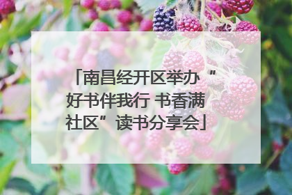 南昌经开区举办“好书伴我行 书香满社区”读书分享会