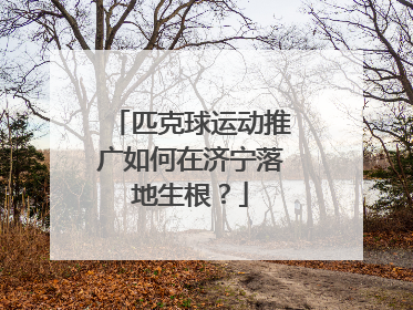 匹克球运动推广如何在济宁落地生根？