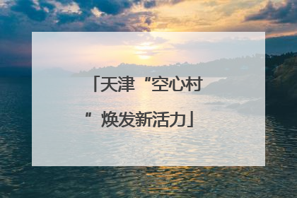 天津“空心村”焕发新活力
