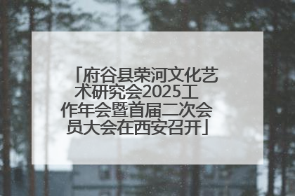 府谷县荣河文化艺术研究会2025工作年会暨首届二次会员大会在西安召开