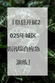 息县开展2025年城区防汛综合应急演练
