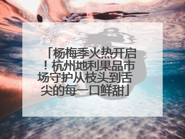 杨梅季火热开启！杭州地利果品市场守护从枝头到舌尖的每一口鲜甜
