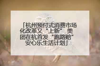 杭州预付式消费市场化改革又“上新” 美团在杭首发“跑路赔”安心乐生活计划