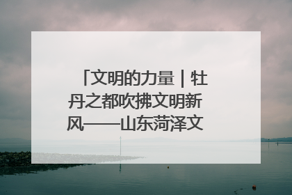 文明的力量｜牡丹之都吹拂文明新风——山东菏泽文明创建一线见闻