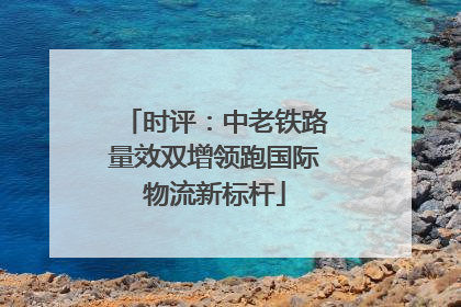 时评：中老铁路量效双增领跑国际物流新标杆