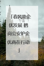 春风助企优发展 鹤岗公安护企优商在行动