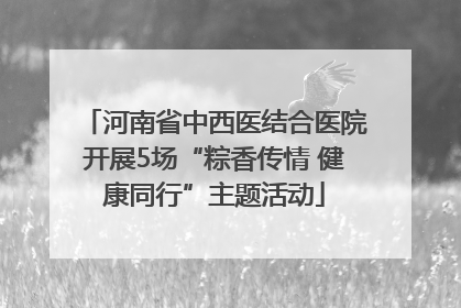 河南省中西医结合医院开展5场“粽香传情 健康同行”主题活动
