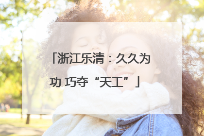 浙江乐清：久久为功 巧夺“天工”