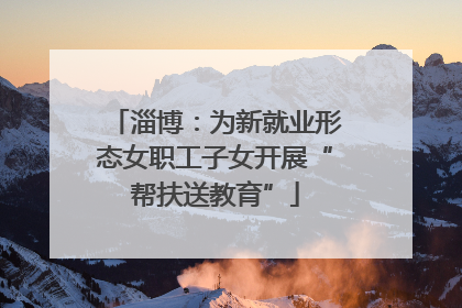 淄博：为新就业形态女职工子女开展“帮扶送教育”