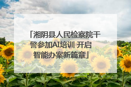 湘阴县人民检察院干警参加AI培训 开启智能办案新篇章
