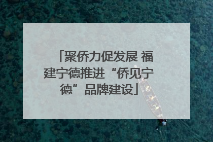 聚侨力促发展 福建宁德推进“侨见宁德”品牌建设