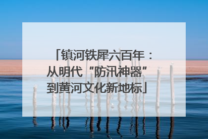 镇河铁犀六百年：从明代“防汛神器”到黄河文化新地标