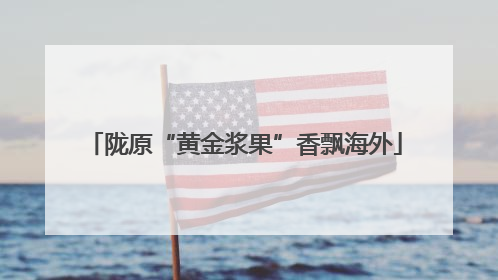 陇原“黄金浆果”香飘海外