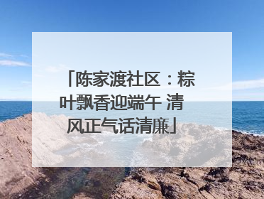 陈家渡社区：粽叶飘香迎端午 清风正气话清廉