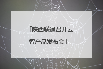 陕西联通召开云智产品发布会