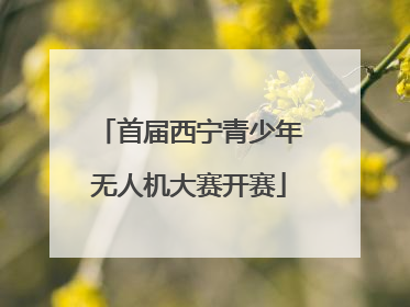 首届西宁青少年无人机大赛开赛