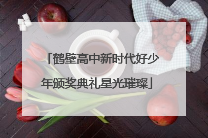 鹤壁高中新时代好少年颁奖典礼星光璀璨