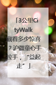 3公里CityWalk藏着多少惊喜？沪疆童心手拉手，“益起走”