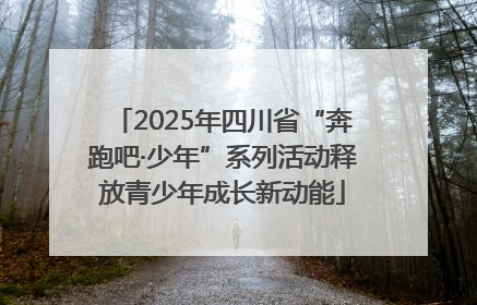 2025年四川省“奔跑吧·少年”系列活动释放青少年成长新动能