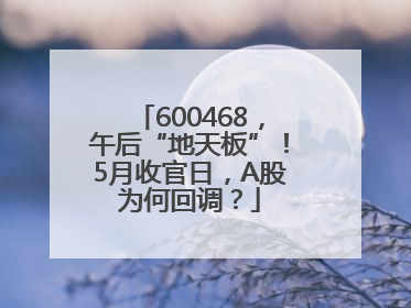 600468，午后“地天板”！5月收官日，A股为何回调？