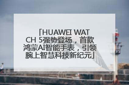 HUAWEI WATCH 5强势登场，首款鸿蒙AI智能手表，引领腕上智慧科技新纪元